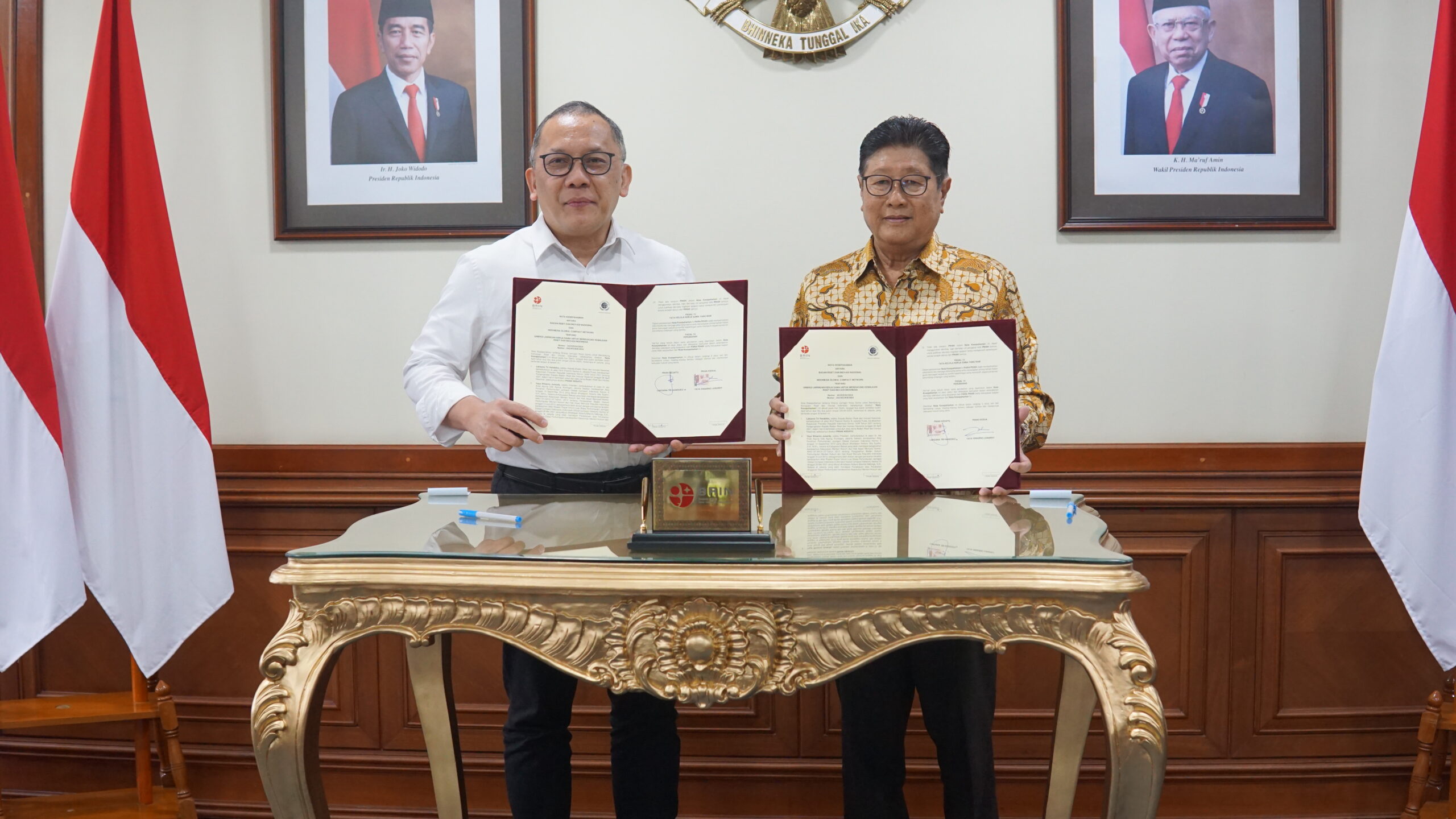 Indonesia Global Compact Network and the National Research and Innovation Agency Signed MoU to Encourage Research and Innovation in Indonesia