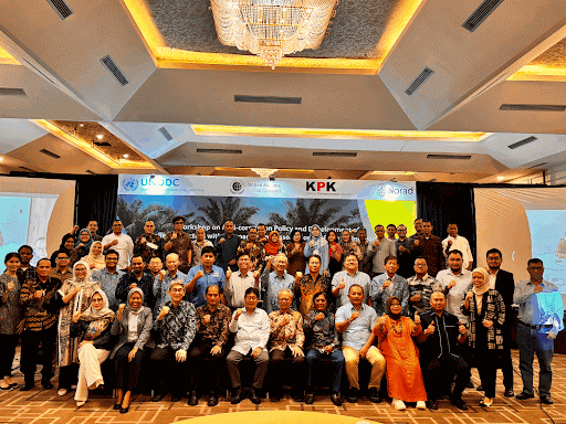 Anti-corruption Workshop organized by IGCN, UNODC, and KPK aimed to support an anti-corruption commitment with APINDO and GAPKI in East Kalimantan.